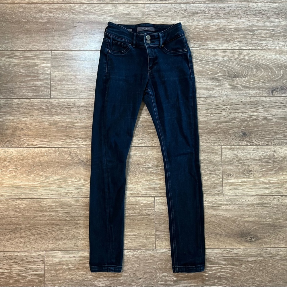 The Limited Denim High Rise Jegging Blue Dark Wash Size 0R